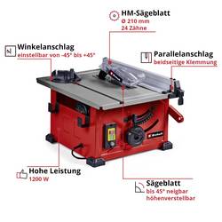 Einhell TC-TS 8 stolní kotoučová pila, průměr listu 210 mm, 230 V