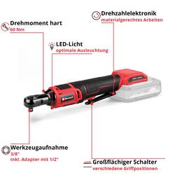Einhell TE-RW 18/60 Li-Solo aku ráčnový šroubovák, 18 V bez nabíječky, bez akumulátoru, 4514320