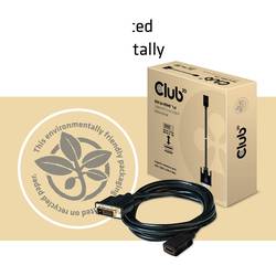 club3D DVI / HDMI kabelový adaptér DVI-D 24+1pol. Zástrčka, Zásuvka HDMI-A 2.00 m černá CAC-1211 DVI kabel