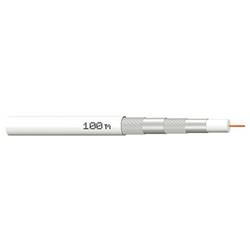 MegaSat 100066 koaxiální kabel, vnější Ø: 7.2 mm, bílá, 100 m