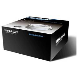 MegaSat 100146 koaxiální kabel, vnější Ø: 7 mm, 110 dB, bílá, 20 m