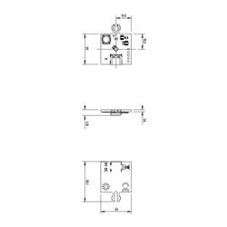 Lumitronix plochá LED teplá bílá (d x š x v) 30.10 x 25 x 4.80 mm