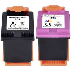 Renkforce Ink náhradní HP 301, N9J72AE, CH561EE, CH562EE kompatibilní kombinované balení černá, azurová, purppurová, žlutá RF-5633218