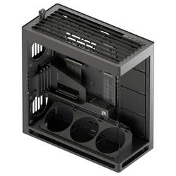 HAVN HAVN HS 420 VGPU PC-Gehäuse, Midi-Tower, E-ATX, Tempered Glass, PCIe 5.0 Riser midi tower pouzdro, herní pouzdro, PC skříň černá