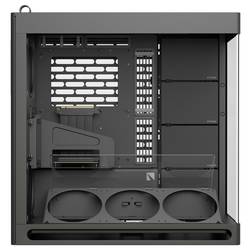 HAVN HAVN HS 420 VGPU PC-Gehäuse, Midi-Tower, E-ATX, Tempered Glass, PCIe 5.0 Riser midi tower pouzdro, herní pouzdro, PC skříň černá