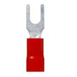LAPP 63105050 vidlicové kabelové oko 0.50 mm² 1.50 mm² Ø otvoru=4.3 mm částečná izolace červená 100 ks