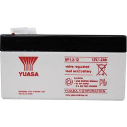 Yuasa NP1.2-12 NP1.2-12 olověný akumulátor 12 V 1.2 Ah olověný se skelným rounem (š x v x h) 97 x 55 x 48 mm plochý konektor 4,8 mm bezúdržbové, VDS certifikace