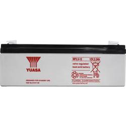 Yuasa NP2.3-12 NP2.3-12 olověný akumulátor 12 V 2.3 Ah olověný se skelným rounem (š x v x h) 178 x 64 x 34 mm plochý konektor 4,8 mm bezúdržbové, VDS