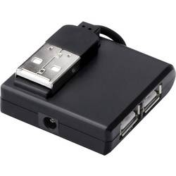 Digitus DA-70217 USB Hub 4 porty USB-A USB 2.0 480 MBit/s černá DA-70217