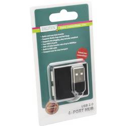 Digitus DA-70217 USB Hub 4 porty USB-A USB 2.0 480 MBit/s černá DA-70217