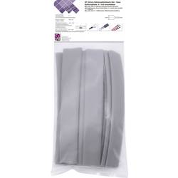 TRU COMPONENTS T1902CA040 sada smršťovacích bužírek šedá 12 mm 4 mm Poměr smrštění:3:1 15 ks