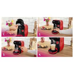 Bosch Tassimo HAPPY TAS103E kapslový kávovar, černá, červená