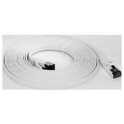 Maxtrack TI55-2L RJ45 síťové kabely, propojovací kabely CAT 8.1 U/FTP 2 m bílá plochý 1 ks