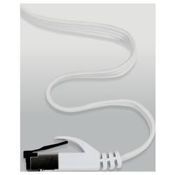 Maxtrack TI55-2L RJ45 síťové kabely, propojovací kabely CAT 8.1 U/FTP 2 m bílá plochý 1 ks