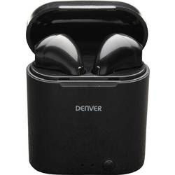 Denver TWE-36 špuntová sluchátka (In Ear) Bluetooth® stereo černá Nabíjecí pouzdro telefon