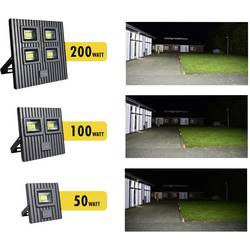 m-e modern-electronics LS-200 G 50518 LED reflektor 200 W Barvy světla (LED svítidlo): studená bílá