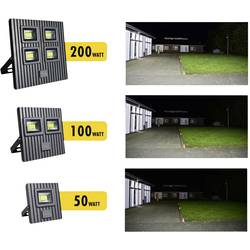 m-e modern-electronics LS-100 G 50517 LED reflektor 100 W Barvy světla (LED svítidlo): studená bílá