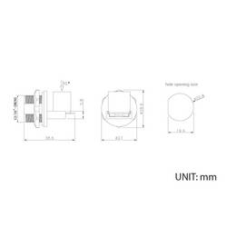 TRU COMPONENTS TC-13543660, zásuvkový modul RJ45, černá, 1 ks