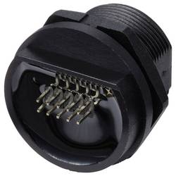TRU COMPONENTS TC-13543664, zásuvkový modul RJ45, černá, 1 ks
