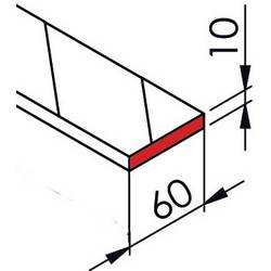 VISO PUC500NJ ochranná pěna černá, žlutá (d x š) 5 m x 60 mm