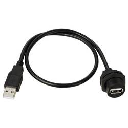 TRU COMPONENTS TC-E13T-FU2-PWF/MU2-NWA-0.5PV-S TC-13543544 USB konektor 0.5 m, 1 ks