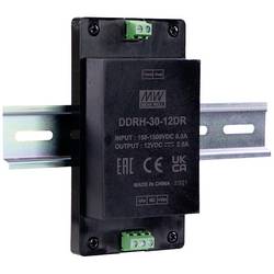 MEAN WELL DDRH-30-15DR DC/DC měnič napětí na DIN lištu 15 V/DC Počet výstupů:1 x Obsah 1 ks