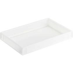 Alutec 05035 plastový box , vhodné pro potraviny, (d x š x v) 600 x 600 x 75 mm, bílá, 1 ks