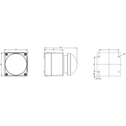 Siemens 3SU18012GA002AA1 3SU1801-2GA00-2AA1 pouzdro IP66, IP67, IP69 / IP69K 1 ks