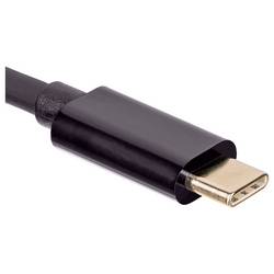 Akyga USB-C® kabel USB-C ® zástrčka 1.5 m černá AK-AV-17 pozlacené kontakty Kabel USB-C