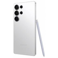 Samsung Galaxy S25 Ultra smartphone 256 GB, 17.5 cm (6.9 palec), titan, bílá, stříbrná, Android™ 15, dual SIM