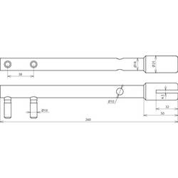 DEHN 596000 RE G 8.10 FL4 STBRUE Urovnávač kamenů 1 ks