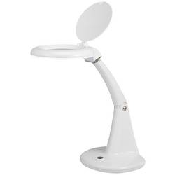 TOOLCRAFT TO-7427307 LED STOLNÍ LUPA S OSVĚTLENÍM, SMD LED 5W Ø 100 MM zvětšení=1.75 x, 4 x 100 mm Třída energetické účinnosti 2021 F (A - G)