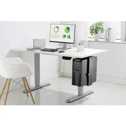 Digitus držák na PC pevně přišroubované, pevná montáž , podpultový DA-90411 DA-90411 černá (RAL 9005), černá