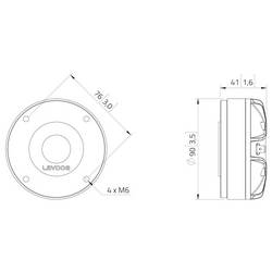 Lavoce DF10.144LK výškový driver 8 Ω