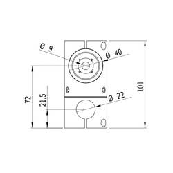 Picotronic laserový modul lineární červená 15 mW LB650-15-230 (40 x 210)-F5000