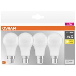 OSRAM HOMELIGHTING 4058075819511 LED Energetická třída (EEK2021) F (A - G) B22d klasická žárovka 8.5 W = 60 W teplá bílá (Ø x v) 60 mm x 107 mm nestmívatelné 4