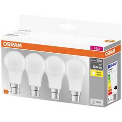 OSRAM HOMELIGHTING 4058075819511 LED Energetická třída (EEK2021) F (A - G) B22d klasická žárovka 8.5 W = 60 W teplá bílá (Ø x v) 60 mm x 107 mm nestmívatelné 4