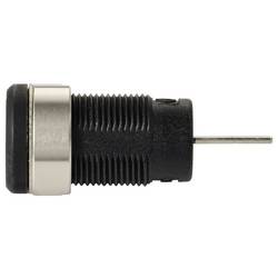 TRU COMPONENTS MP-32 schwarz bezpečnostní vestavná zásuvka 4 mm zásuvka, rovná Ø pin: 4 mm černá 1 ks Bulk