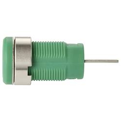 TRU COMPONENTS MP-32 grün bezpečnostní vestavná zásuvka 4 mm zásuvka, rovná Ø pin: 4 mm zelená 1 ks Bulk
