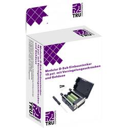 TRU COMPONENTS T1904C092 sada D-SUB kolíkové lišty Pólů: 15 šroubovací 1 ks