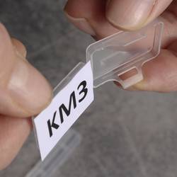 Quadrios 23CA252 23CA252 ochranný štítek Druh montáže: kabelové spony Potisknutelná plocha: 18 x 30 mm transparentní Počet markerů: 50 50 ks