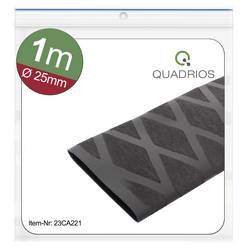 Quadrios 23CA221 smršťovací bužírka bez lepidla černá 25 mm 13 mm Poměr smrštění:2:1 1 m