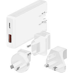 Maxtrack MQ4L cestovní nabíječka, Rychlonabíječka, GaN, USB A, USB-C®, 45 W, Rychlé nabíjení