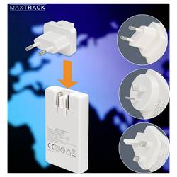 Maxtrack MQ4L cestovní nabíječka, Rychlonabíječka, GaN, USB A, USB-C®, 45 W, Rychlé nabíjení
