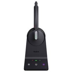 Yealink Yealink Headset WH64 Mono UC Headset otevřená (On Ear) Bez kabelu mono černá Redukce šumu mikrofonu regulace hlasitosti Počítače