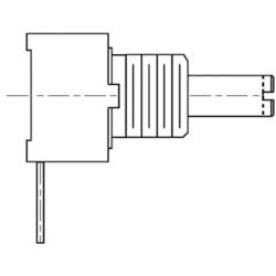 Bourns 3310Y-001-103L, 3310Y-001-103L otočný potenciometr, 0.25 W, 10 kΩ, 1 ks