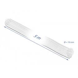 Delock 20817 20817 ochranný oplet bílá polyester 5 m 12 mm (max) 1 ks