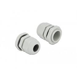 Delock 60199 voděodolná PG13.5 plast šedá 1 ks