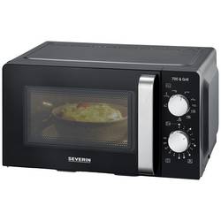 Severin 7781 mikrovlnná trouba černá/šedá 700 W funkce časovače, funkce grilování