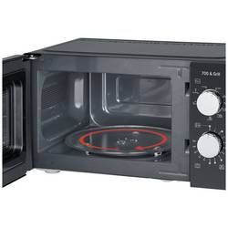 Severin 7781 mikrovlnná trouba černá/šedá 700 W funkce časovače, funkce grilování